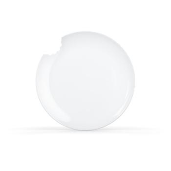 Zestaw 2 białych porcelanowych talerzy deserowych 58products, ø 20 cm