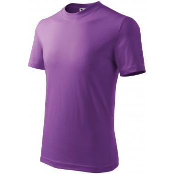 Prosta koszulka dziecięca, purpurowy, 110cm / 4lata