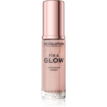 Makeup Revolution Fix & Glow rozświetlająca baza pod makijaż 25 ml