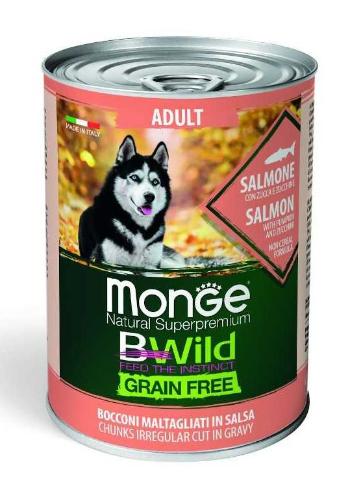 MONGE BWild grain free Karma dla psa z łososiem 400g