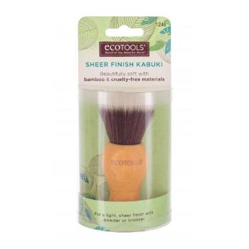 EcoTools Brushes Sheer Finish Kabuki 1 szt pędzel do makijażu dla kobiet Uszkodzone pudełko