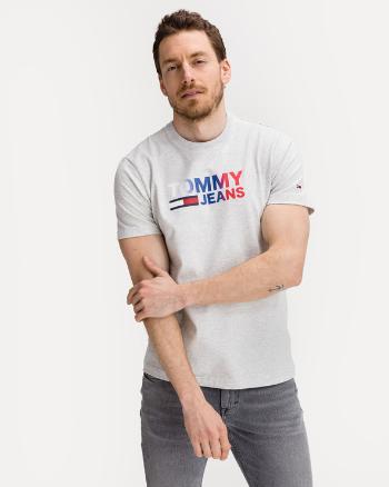 Tommy Jeans Color Corporation Logo Koszulka Szary
