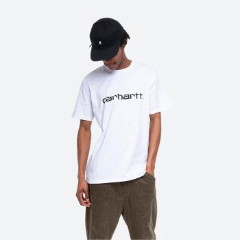 Koszulka męska Carhartt WIP S/S Script T-Shirt I029915 WHITE/BLACK