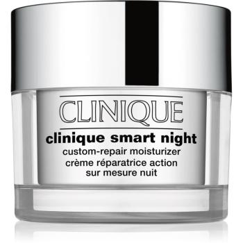 Clinique Smart Night™ Custom-Repair Moisturizer nawilżający przeciwzmarszczkowy krem na noc do skóry mieszanej i tłustej 50 ml