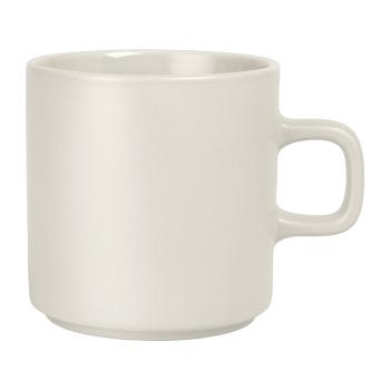 Biały ceramiczny kubek do herbaty Blomus Pilar, 250 ml