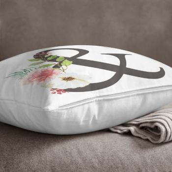 Poszewka na poduszkę Minimalist Cushion Covers Floral Alphabet &, 45x45 cm