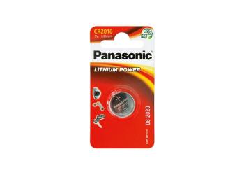 Bateria litowa PANASONIC (przycisk) CR-2016EL / 1B 3V (blister 1szt)