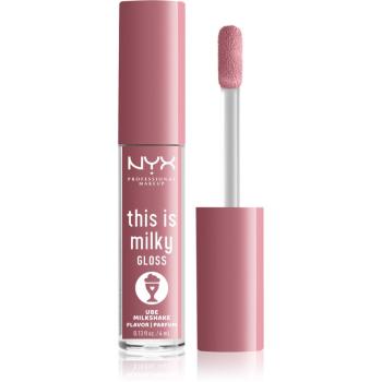NYX Professional Makeup This is Milky Gloss Milkshakes nawilżający błyszczyk do ust perfumowany odcień 11 Ube Milkshake 4 ml