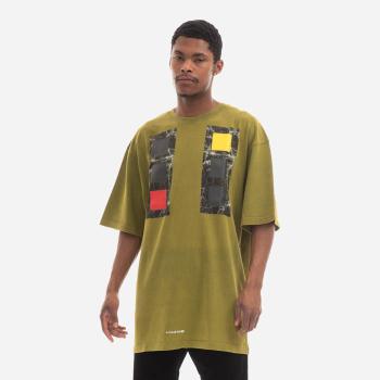 Koszulka męska A-COLD-WALL* Relaxed Cubist T-shirt ACWMTS097 MOSS GREEN