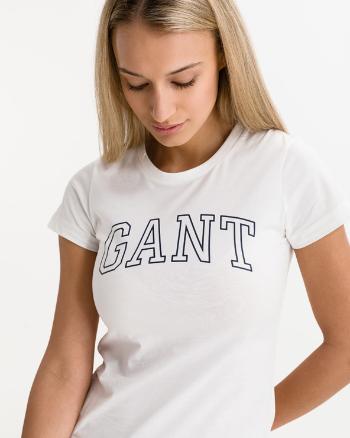 Gant Arch Logo Koszulka Biały