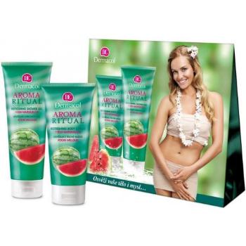 Dermacol Aroma Ritual Watermelon zestaw 250ml AR Refreshing Shower Gel + 200ml AR Refreshing Body Lotion dla kobiet
