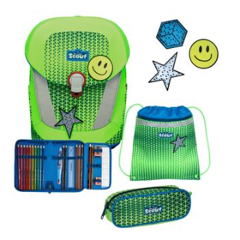 Scout Sunny II DIN Neon Safety - Green Gecko, 4 szt.