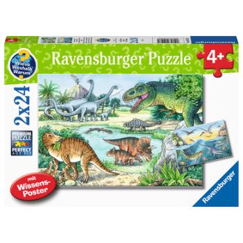 Ravensburger Puzzle WWW: Dinozaury i ich siedliska