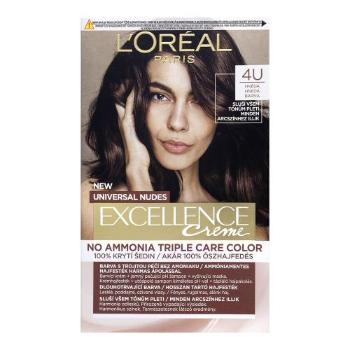 L'Oréal Paris Excellence Creme Triple Protection 48 ml farba do włosów dla kobiet 4U Brown