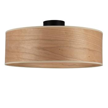 Lampa sufitowa z kloszem z drewna wiśniowego Sotto Luce TSURI XL