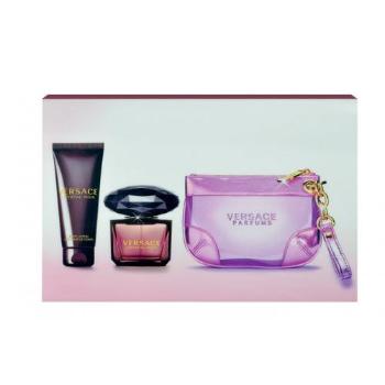 Versace Crystal Noir zestaw edp 90ml + 100ml Balsam+ Torebka dla kobiet