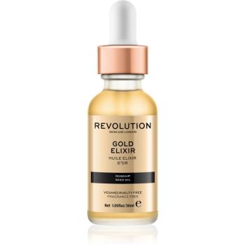 Revolution Skincare Gold Elixir eliksir do twarzy z olejkiem z dzikiej róży 30 ml