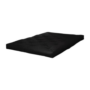 Czarny materac futonowy Karup Sandwich, 180x200 cm