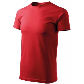 Koszulka unisex o wyższej gramaturze, czerwony, XL