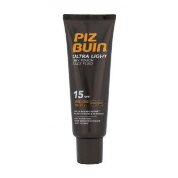 PIZ BUIN Ultra Light Dry Touch Face Fluid SPF15 50 ml preparat do opalania twarzy unisex Uszkodzone pudełko