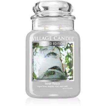 Village Candle Inner Peace świeczka zapachowa (Glass Lid) 602 g
