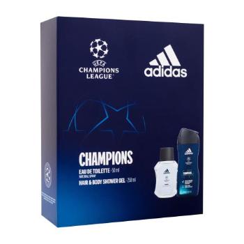 Adidas UEFA Champions League Edition VIII zestaw Edt 50 ml + Żel pod prysznic 250 ml dla mężczyzn