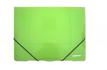 Folder A4 z zieloną gumką eCollection