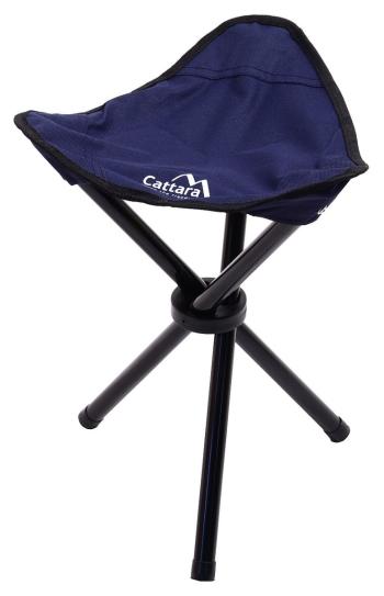 Składane krzesło kempingowe OSLO - niebieskie - Rozmiar 31 x 28 x 39 cm, 0,53 kg