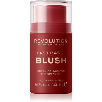 Makeup Revolution Fast Base tonujący balsam do ust i policzków odcień Spice 14 g
