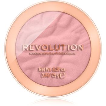 Makeup Revolution Reloaded pudrowy róż dla długotrwałego efektu odcień Violet love 7.5 g
