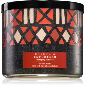 Bath & Body Works Mahogany Teakwood świeczka zapachowa z olejkami eterycznymi I. 411 g