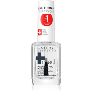 Eveline Cosmetics Nail Therapy Med+ maseczka na noc do zniszczonych paznokci 12 ml