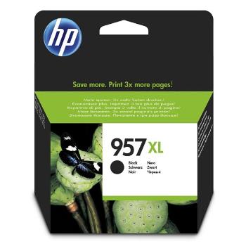 HP originální ink L0R40AE, HP 957XL, black, 3000str., 63,5ml, extra high capacity, blistr, HP pro Officejet Pro 8210, 8218, 8720,