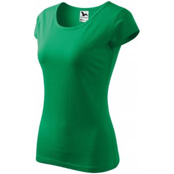 Koszulka damska z bardzo krótkimi rękawami, zielona trawa, XL