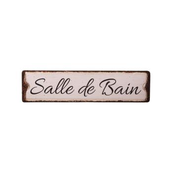Blaszana tabliczka Antic Line Salle De Bain