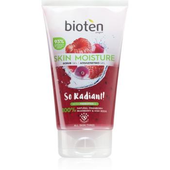 Bioten Skin Moisture odświeżający peeling do twarzy do wszystkich rodzajów skóry, też wrażliwej s probiotiky, kiwi a semínky z klikvy 150 ml