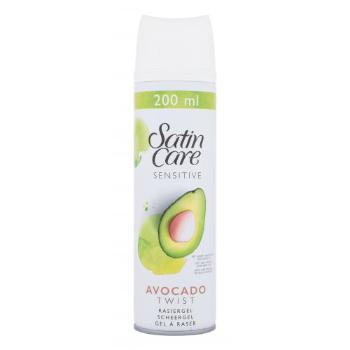 Gillette Satin Care Sensitive Avocado Twist 200 ml żel do golenia dla kobiet