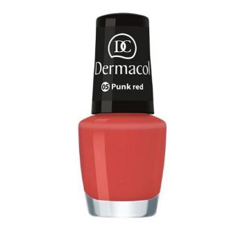 Dermacol Nail Polish Mini Summer Collection 5 ml lakier do paznokci dla kobiet 05 Punk Red