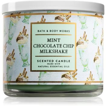 Bath & Body Works Mint Chocolate Chip Milkshake świeczka zapachowa 411 g
