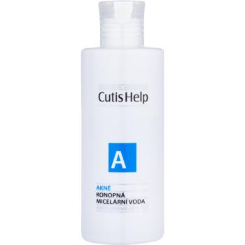 CutisHelp Health Care A - Acne konopny płyn micelarny 3 w 1 do skóry z problemami 200 ml
