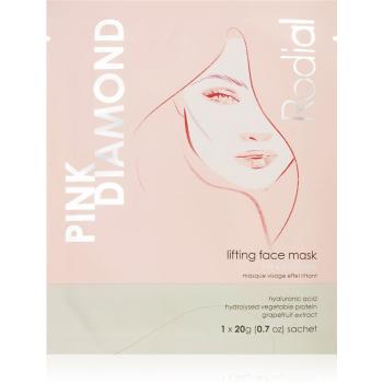 Rodial Pink Diamond Lifting Face Mask maseczka liftingująca płócienna 20 g