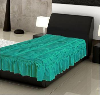 Forbyt, Narzuta na łóżko, Bonadea 3 podwójne łóżko, ciemno zielony