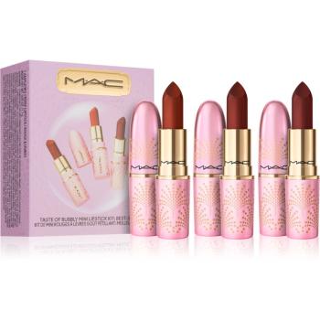 MAC Cosmetics Bubbles & Bows Taste of Bubbly Mini Lipstick Kit zestaw upominkowy do ust odcień Rose