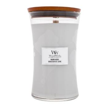 WoodWick Warm Wool 610 g świeczka zapachowa unisex Uszkodzone opakowanie