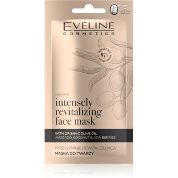 Eveline Cosmetics Organic Gold rewitalizująca maseczka do twarzy z olejem z oliwek 8 ml