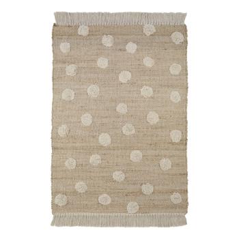 Ręcznie wykonany dywan z bawełny i juty Nattiot Nop, 100x150 cm