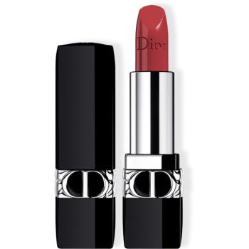 DIOR Rouge Dior trwała szminka flakon napełnialny odcień 644 Sydney Satin 3,5 g