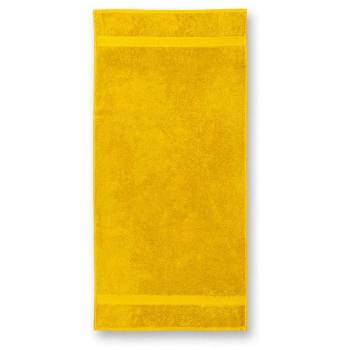 Ręcznik bawełniany o dużej gramaturze 70x140cm, żółty, 70x140cm