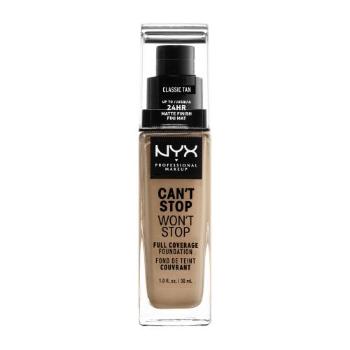 NYX Professional Makeup Can't Stop Won't Stop 30 ml podkład dla kobiet 12 Classic Tan