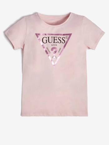 Guess Koszulka dziecięce Różowy